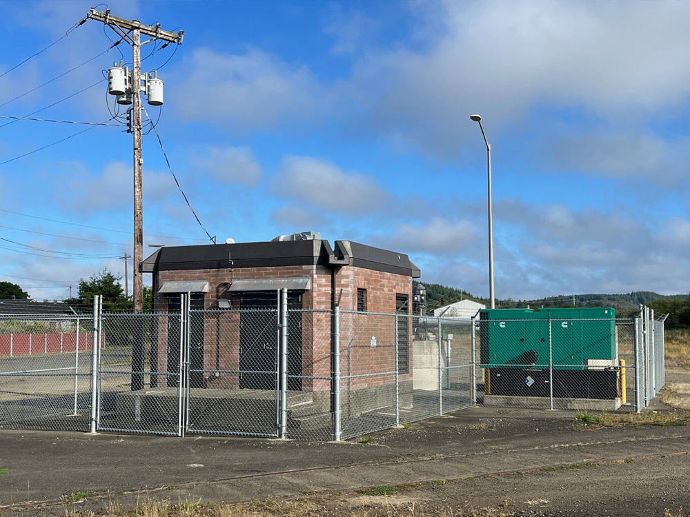 The Ramer Street pump station in Hoquiam is pictured in this photo provided by the Office of Chehalis Basin.