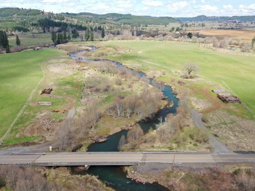 Aerial phot of Stillman Creek